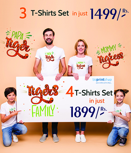 Tigers Family T-Shirt Set